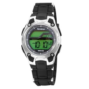 Armitron Women's 456984BLK Sport Chronograph Black Strap Digital Display Watch (Watch) 
