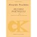 Oeuvres po�tiques, tome 1