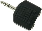 Produkt-Bild: audio y -adapter 2x 3,5mm klinke buchse - stereo 3,5 mm stecker millimeter