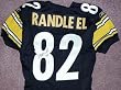 Antwaan Randle El Pittsburgh Steelers Autographed Authentic NFL Football Jersey (Green)