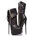 V-Luxury Womens 11-VICKY24 Closed Toe High Heel Platform Mid Calf Stiletto Boot