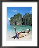 Ao Maya, Phi Phi Le, Ko Phi Phi, Krabi Province, Thailand, Southeast Asia Photography Framed Art Poster Print by Bruno Morandi, 18x22