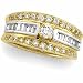 14K Two Tone Gold Diamond Bridal Engagement Ring (1.00 ctw, G-H, SI1)