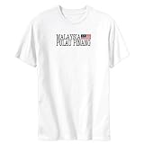T-SHIRT WHITE ELEGANT FLAG 
