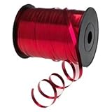 Metallic Curling Ribbon 5mm X 91m - Red (SW0020R)