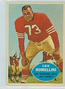 1960 Topps FB 121 Leo Nomellini 49ers Excellent