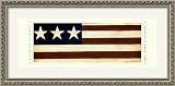 Tri-Star Flag Framed Print by Warren Kimble