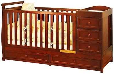 AFG Athena Daphne 2-in-1 Crib in Cherry