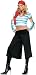 Leg Avenue 4Pc Pirate Cutie Costume, W/B/R/Blk, Medium/Large