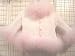 Ck35bpp, Baby Pink Chenille Inf Girls Cardigan Sweater, Hat Set Trimmed with Pink Mribou