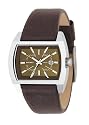 Diesel Dz5103 Ladies Stainless Steel Case with Brown Leather Strap