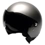 AGV DRAGON MOTORCYCLE HELMET - HELICOPTER PILOT STYLE - COLOR STEEL GREY - SIZE LARGE - NEW