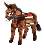 PLUSH BROWN STANDING DONKEY 18