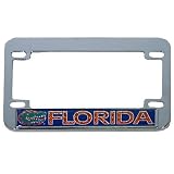 Florida Gators Chrome Hologram Motorcycle License Plate Frame