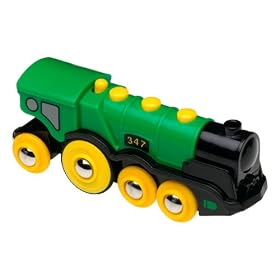 BRIO Big Green Action Locomotive by Brio