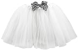 Bow Fairy Princess Tutu (More Colors...) Select Color: White & Snow Leopard