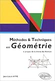 M�thodes et techniques en g�om�trie : A propos de la droite de Newton