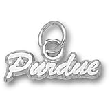Purdue University Script Purdue 3/16 Pendant (Silver)