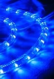 12v 66' Blue LED Rope Light Package - Premium Grade