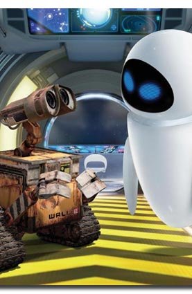 Wall-E (Wall-E and Eve) Movie Poster Print - 24 X 36