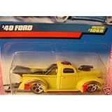 Mattel Hot Wheels 1999 1:64 Scale Yellow 1940 Ford Truck Die Cast Car Collector #1069 by Mattel