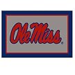 University of Mississippi (Ole) Rug - Gray /Red (Rectangle)