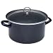 Chantal Enamel-On-Steel 6-Quart Casserole with Glass Lid, Cobalt Blue