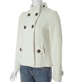 Steve Madden Juniors Cavalry Wool Pea Coat by Steve Madden