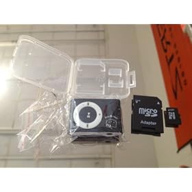 MP3 Shuffle Black Hello Kitty + 16GB Sd Card Sim Card Free without usb charger no earphones Tip 1 sim card for each transaction regardless the quantity
