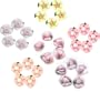 60 Pcs 6 Designs Ceramic Flowers Nail Art Decoration