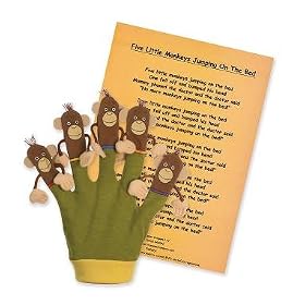 Five Little Monkeys Song Mitt