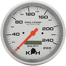 Auto Meter 4489M Ultra-Lite In-Dash Speedometer Programmable Gauge