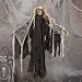 DELUXE CREEPY HANGING SKELETON DECORATION -IT MOVES AND WAILS SCARY SOUNDS