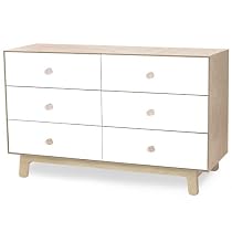 Big Sale Oeuf Merlin 6 Drawer Dresser - Sparrow Base - Birch / White