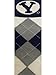 NCAA BYU Cougars Argyle Dress Socks, Blue/White/Grey