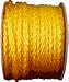 Wellington Cordage #10859 1/2"x250' Yellow Poly Rope