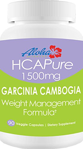 100% HCA Pure Garcinia Cambogia 1500mg 90 Veggie Capsules