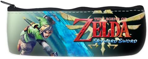 Custom The Legend of Zelda Game Zippered Pen Pencil Case Bag (Two Sides)