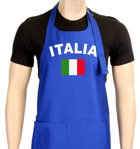 EM 2012 Grillschürze Italien, Blau