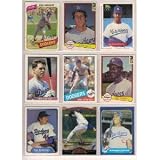 40 Different Los Angeles Dodgers Baseball Cards from 1980-1989 - Shipped in Protective Display Album!