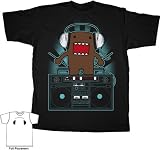 Domo Sounds Silver Foil Men's Tee, Black