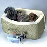 Snoozer Lookout II Pet Car Seat, Large, Khaki