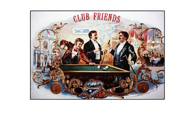 Billiard Poster - Club Friends - 24x36