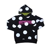 SPAZIO 水玉ドットパーカー(ブラック)