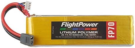 FLIGHTPOWER LiPo FP70 3S 11.1V 5000mAh 70C FPWP7503