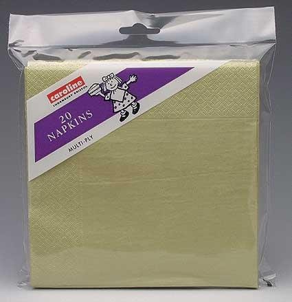 Childrens Toyshop  Toys : Catering Tableware | Napkins 33cm Gold