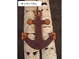 ANCHOR HANGER - 20 ANTIQUE FINISH - PIRATE DECOR