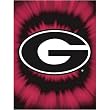 Georgia Bulldogs NCAA Royal Plush Raschel Blanket (800 Series) (60x80")"