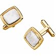 Two Tone Double Rectangular Cufflinks