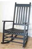 International Concepts Solid Wood - Porch Rocker Black R-51866